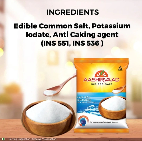 Aashirvaad AASHIRVAAD with 4-step advantage lodized Solt (lodized nun)