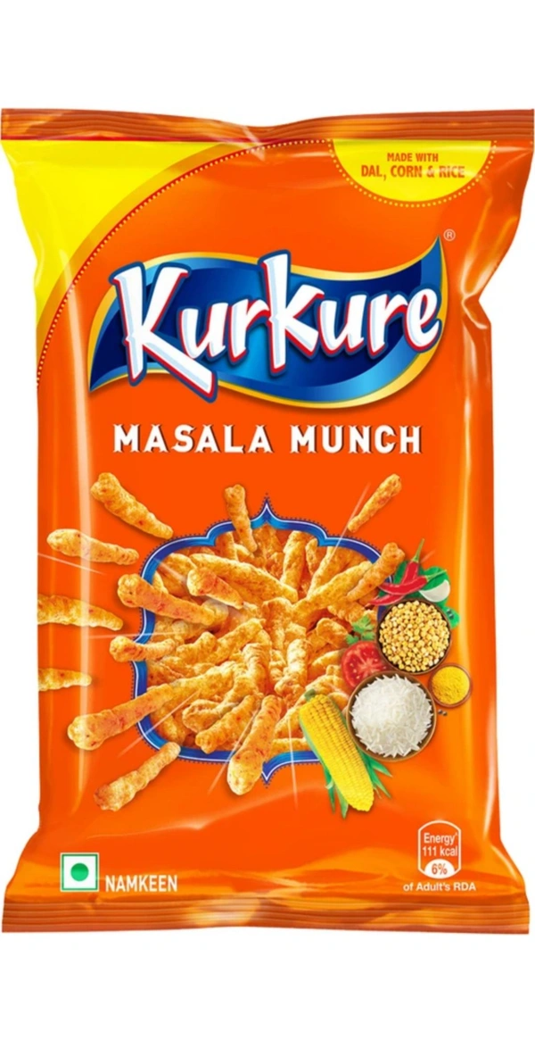 KURKURE Masala Munch 100g × 3 Chips (3 × 94g)