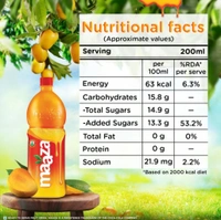 MAAZA Maaza Mango Drink, Original Flavour, 1.2 Liter PET Bottle
