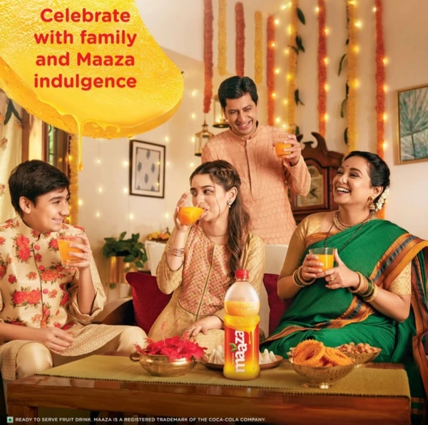 MAAZA Maaza Mango Drink, Original Flavour, 1.2 Liter PET Bottle
