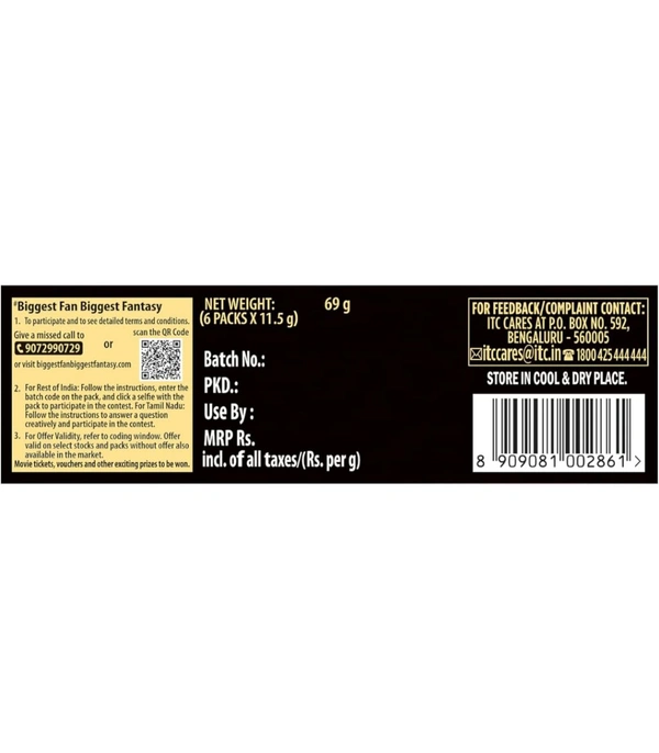Sunfeast Dark Fantasy Choco Fills, 69g, Original Filled Cookies with Choco Crème