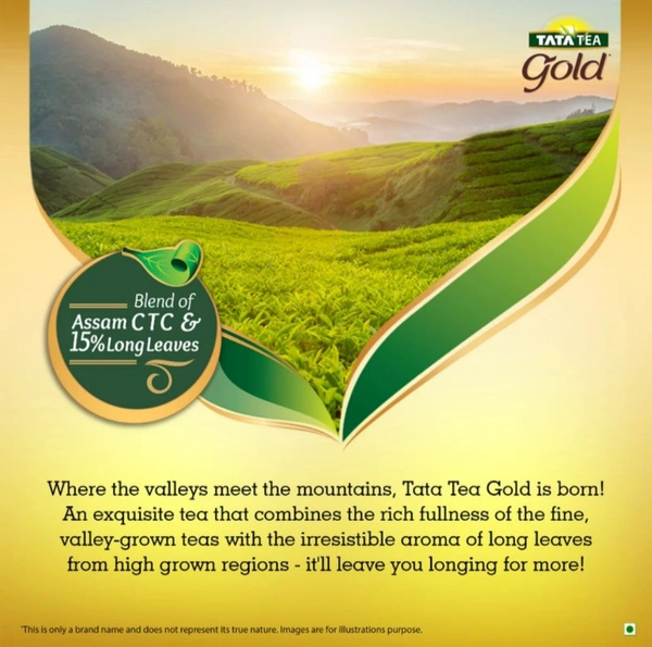 TATA TEA GOLD TATA Tea Gold Gold Tea Pouch Black Tea Pouch (500g)