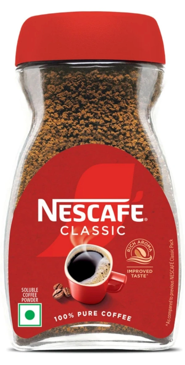 NESCAFE  Nescafe Classic Coffee Powder Jar, 100% Pure Instant Coffee (90g)