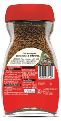 NESCAFE  Nescafe Classic Coffee Powder Jar, 100% Pure Instant Coffee (90g)