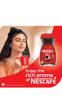 NESCAFE  Nescafe Classic Coffee Powder Jar, 100% Pure Instant Coffee (90g)