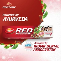 DABUR  Dabur Red Paste | Treats Bad Breath | Cavity Protection | Plaque Removal | 13 Herbs Toothpaste (100g)