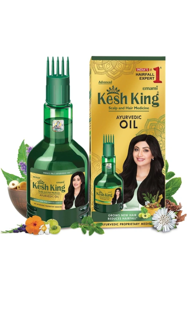 KESH-KING  Kesh King Ayurvedic Anti Hairfall Hair Oil, 300ml