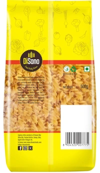 DISANO Fusilli Pasta,500gm,100% Durum Wheat,No Maida,High Protein & Fiber (Minimum Order 3)