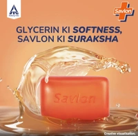 SAVLON  Savlon Glycerin Soap Bar With Germ Protection, Soap for Women & Men, For All Skin Types (5×120g)