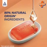 SAVLON  Savlon Glycerin Soap Bar With Germ Protection, Soap for Women & Men, For All Skin Types (5×120g)