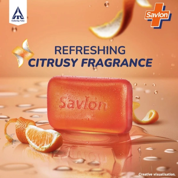 SAVLON  Savlon Glycerin Soap Bar With Germ Protection, Soap for Women & Men, For All Skin Types (5×120g)