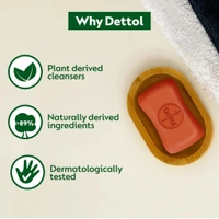 DETTOL  Dettol Original Bathing Soap Bar With 12hr Germ Protection (5×150g)