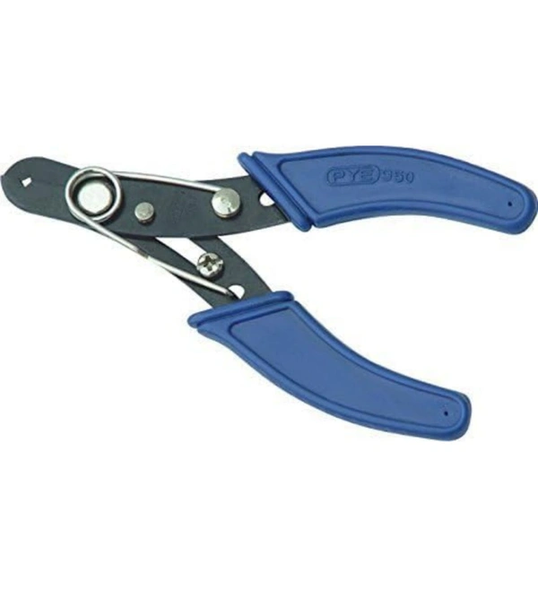Generic 130mm Insulated Wire Stripper and Cutter - PYE-950 - Blue - Chromium-Vanadium Steel