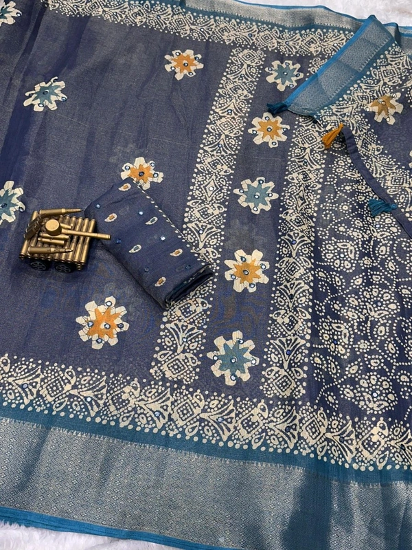GT BRAND Phool Bahaar - Teal