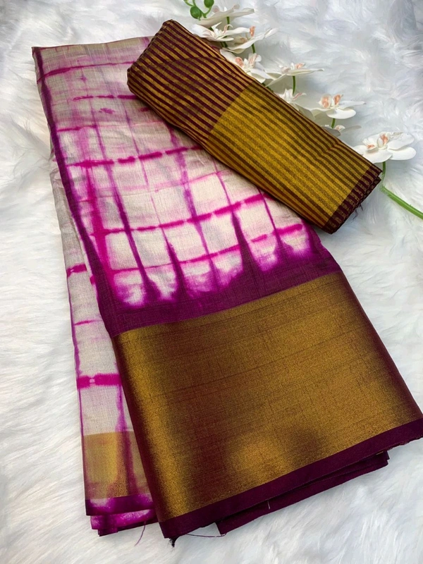 GT BRAND super hit popular shibori saree specia - Azure Radiance