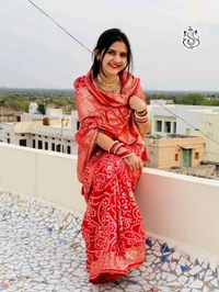 MT BRAND Bandhani Print Saree