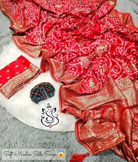 MT BRAND Bandhani Print Saree