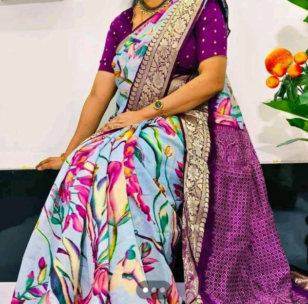 GT BRAND Pure Dola Silk (With Blouse)