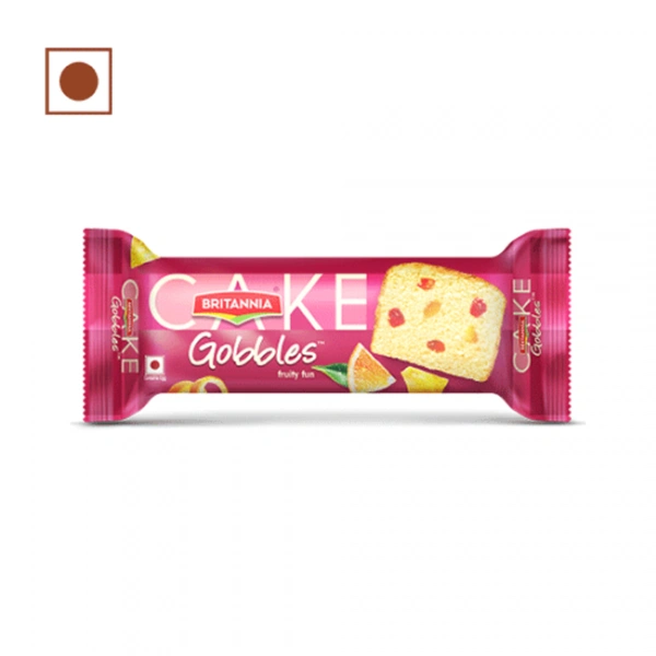 Britannia Cake Gobbles - 120g, Fruity Fun