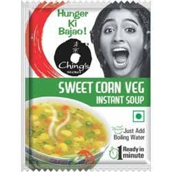 Ching's Sweet Corn Veg Soup - 15gm, Sweet Corn Veg