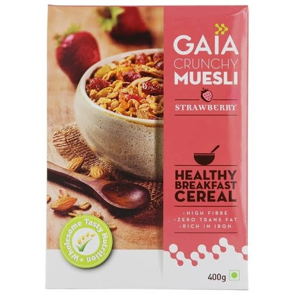 Gaia Muesli - 400g, Strawberry