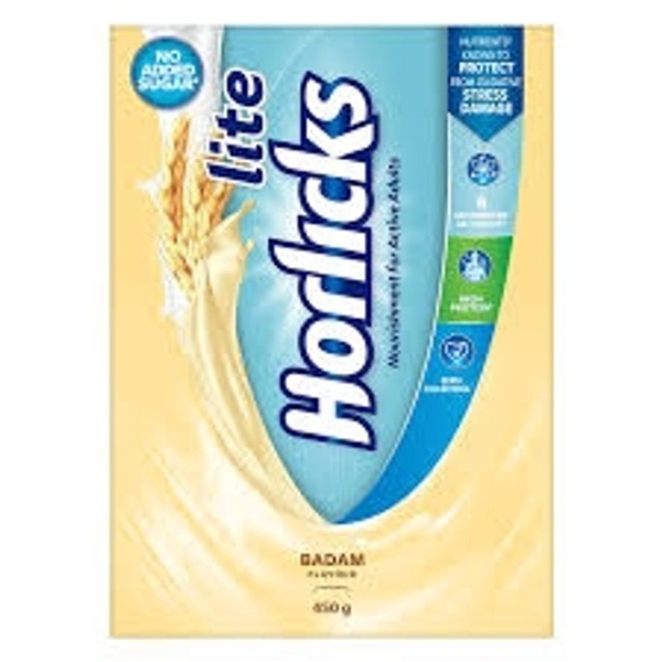 Horlicks Lite - 450g, Badam
