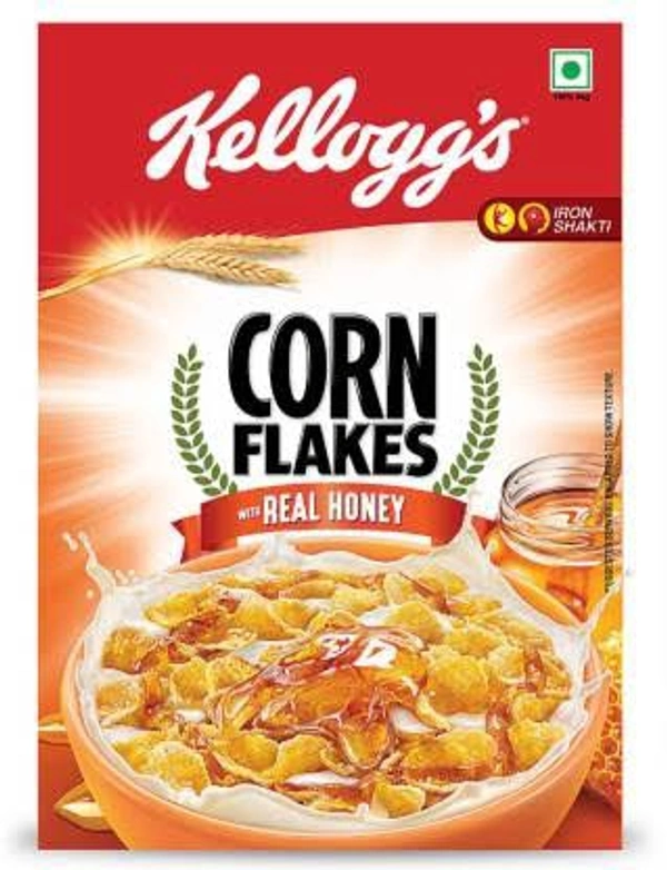 Kellogg's Corn Flakes - 300g, Real Honey