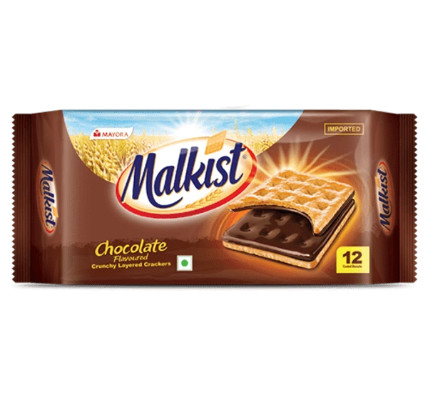 Mayora Malkist - 138g, Chocolate
