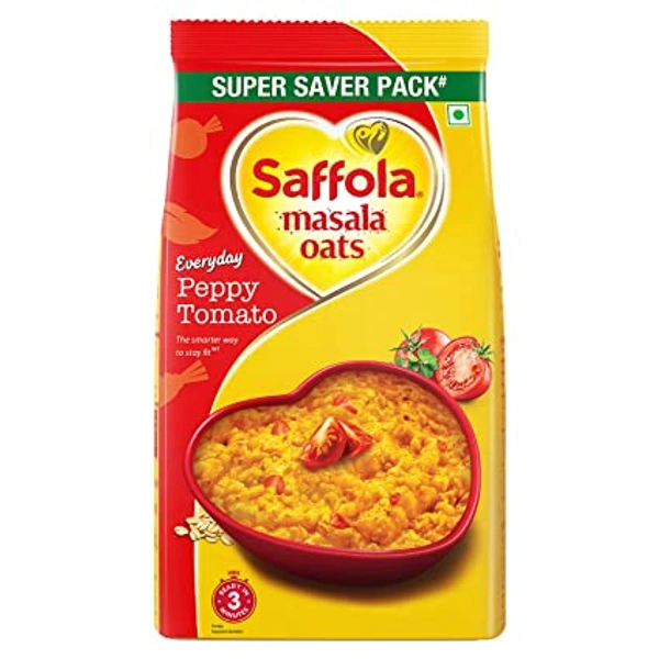Saffola Masala Oats - 500g, Peppy Tomato