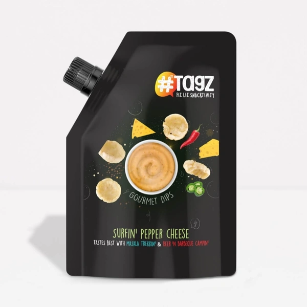 Tagz Pepper Cheese Dip - 80gm, Veg