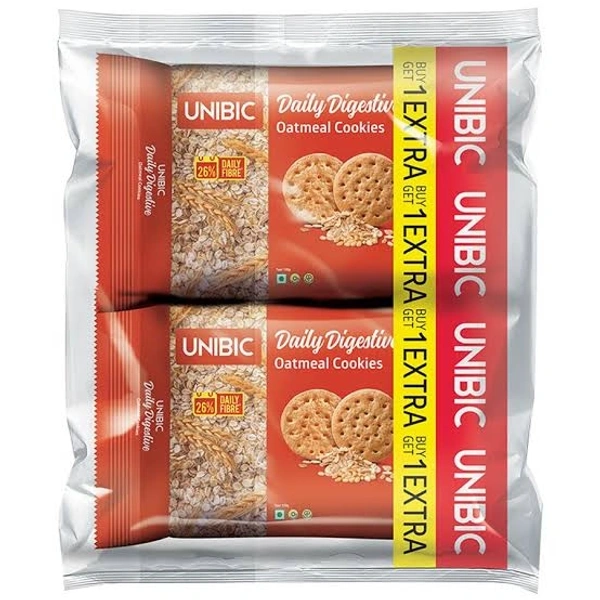Unibic Digestive Oatmeal Cookies - 300g, Buy 1 Get 1 Free