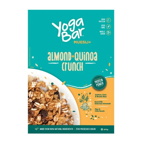 Yoga Bar Muesli - 400g, Almond+Quinoa