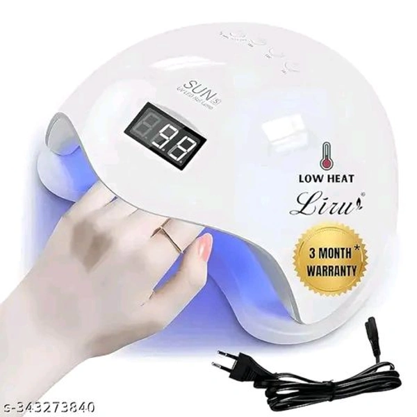LED Nail Lamp, 48W UV Light for Nails Curing Lamp with 3 Timer Setting, Professional Nail Dryer Gel Polish Light with Automatic Sensor, LCD Display