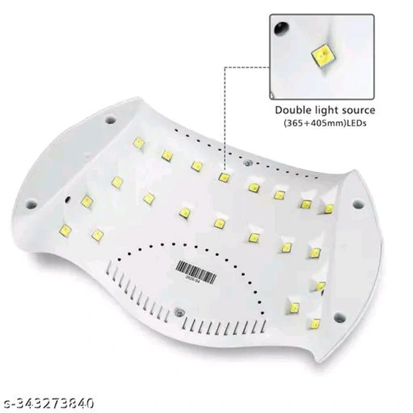 LED Nail Lamp, 48W UV Light for Nails Curing Lamp with 3 Timer Setting, Professional Nail Dryer Gel Polish Light with Automatic Sensor, LCD Display