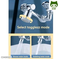 2 Mode Splash Filter Kitchen Tap Extended Faucet