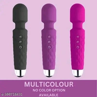 Platinum graded Personal Body Massager for Women, Men, Rechargeable Wireless Vibration Machine for Female with 20 Vibration Modes, 8 Speeds, Flexible Head for Targeted Compression(Multi colour) - Magenta / Fuchsia