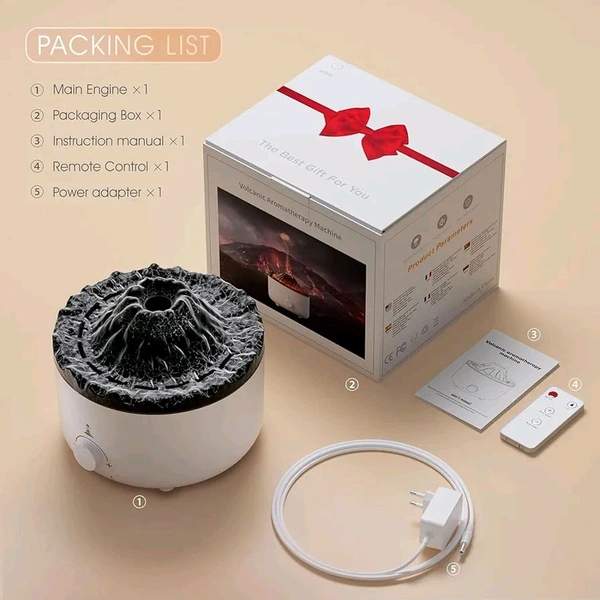 New Volcano Heavy Duty Humidifier + Complimentary Aroma Oils