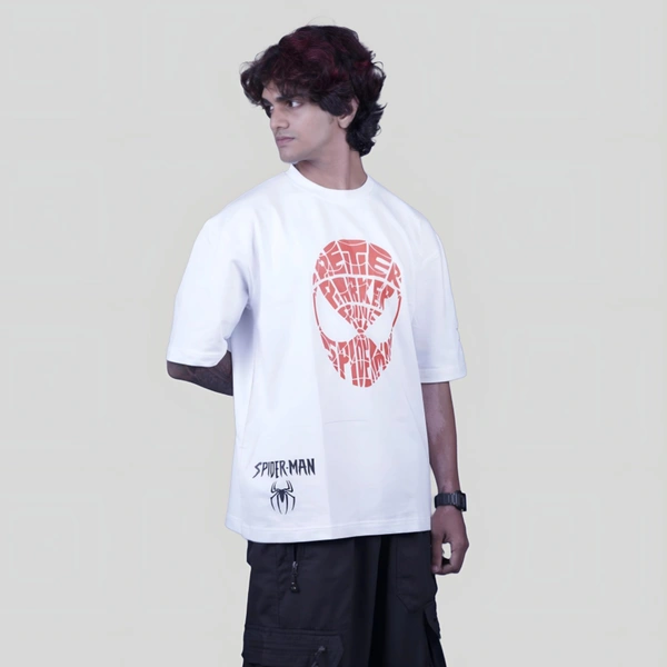 Spider white oversized T-shirt