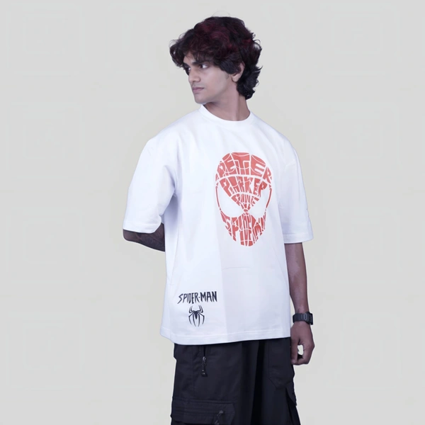 ZAKYO Spider white oversized T-shirt - L