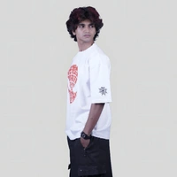 ZAKYO Spider white oversized T-shirt - M