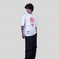 ZAKYO Spider white oversized T-shirt - XL