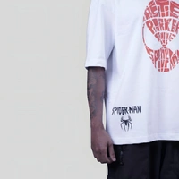 ZAKYO Spider white oversized T-shirt - M