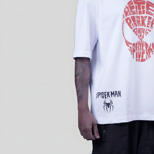 ZAKYO Spider white oversized T-shirt - M