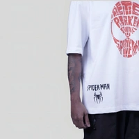 ZAKYO Spider white oversized T-shirt - L