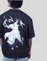 ZAKYO Aizen black premium oversized T-shirt - L, Black