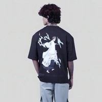 ZAKYO Aizen black premium oversized T-shirt - XL, Black