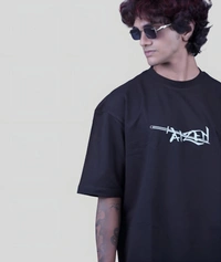 ZAKYO Aizen black premium oversized T-shirt