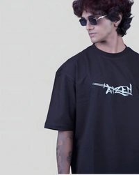 ZAKYO Aizen black premium oversized T-shirt - L, Black