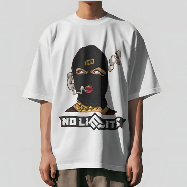ZAKYO No Lieits White Oversized t-shirt - L