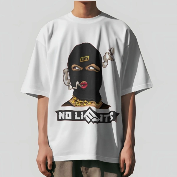 ZAKYO No Lieits White Oversized t-shirt - M